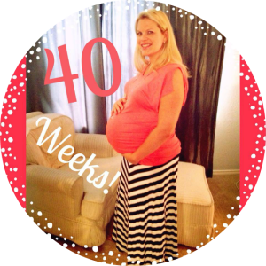 Technically, 40 weeks and 2 days!