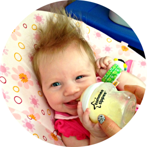 Breastmilk in a bottle!